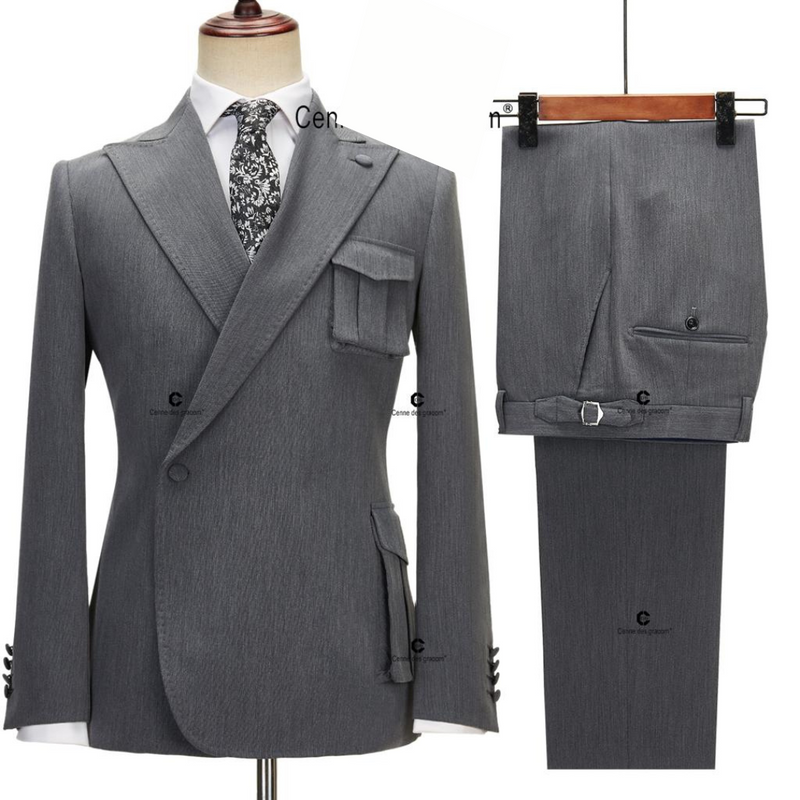 Mens Charcoal Grey Suit - Perfect for any Occasion